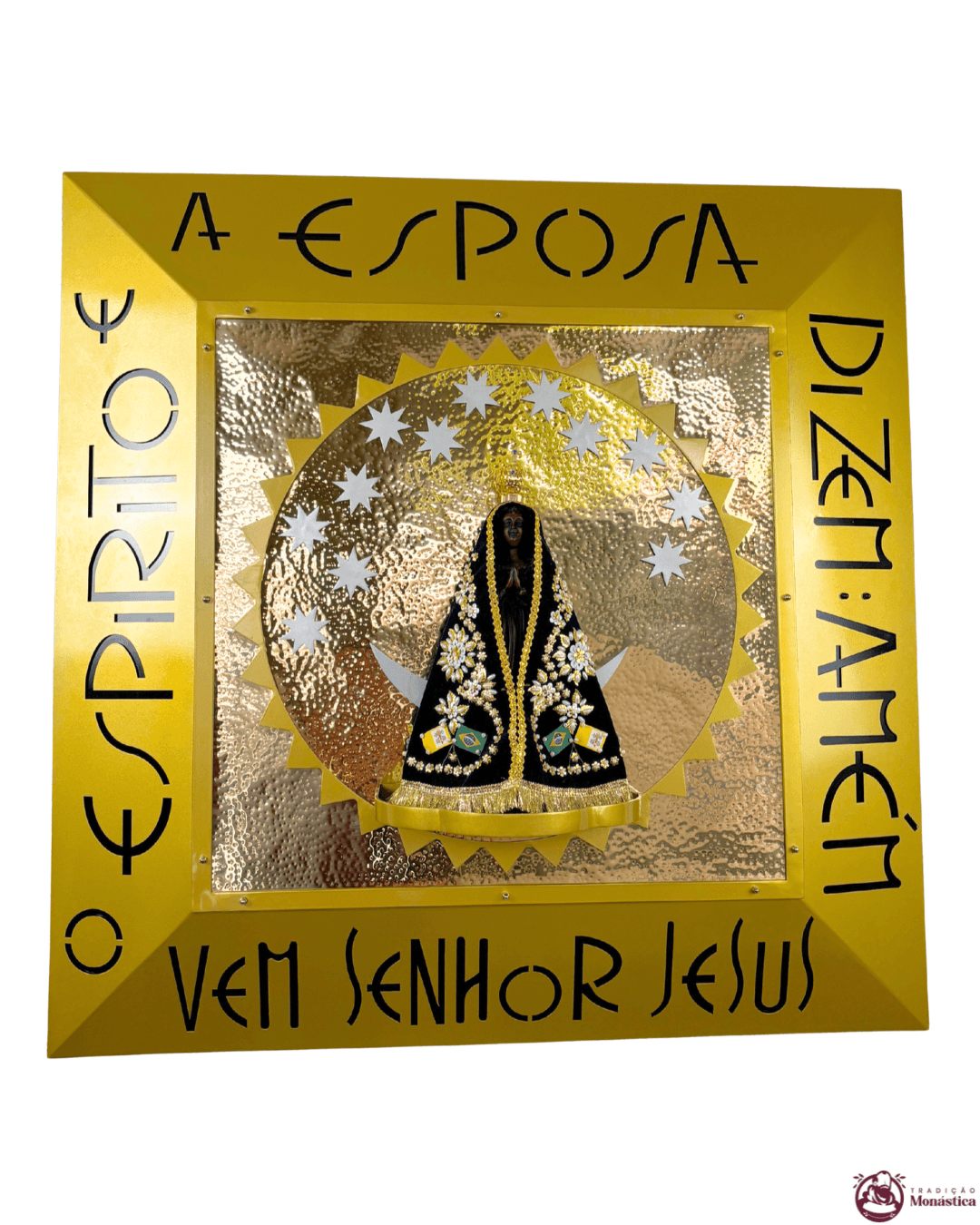 Nicho de Nossa Senhora Aparecida em Metal - 90x90cm Nicho de Nossa Senhora Aparecida em Metal - 90x90cm